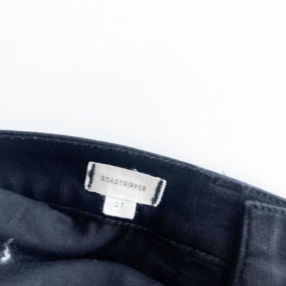 Madewell Womens Denim Jeans Skinny Roadtripper Black Size 27 - Picture 5 of 11